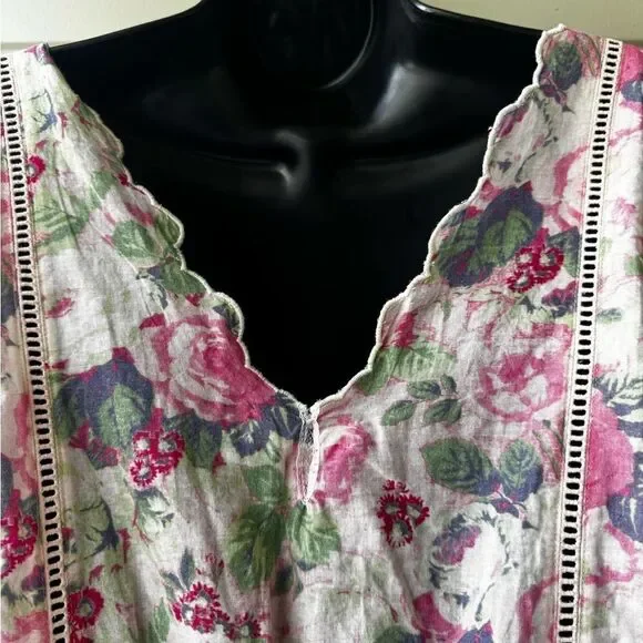 Loveshackfancy Mavis Ruffle Eyelet Floral Mini Dress Size Small - Picture 8 of 16